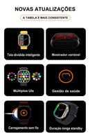 Smartwatch S100 Ultra -  7 Pulseiras de Brinde