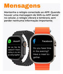 Smartwatch S100 Ultra -  7 Pulseiras de Brinde